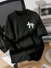 Camiseta Basica Masculina Casual Academia Streetwear Cruz