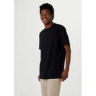 Camiseta Básica Masculina Com Bordado Preto Hering