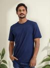 Camiseta Básica Masculina Lisa De Algodão