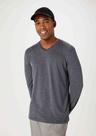Camiseta Básica Masculina Manga Longa Gola V World Camiseta Básica Masculina Manga Longa Gola V World