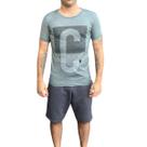 Camiseta Básica Moderna Masculina C Cinza