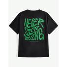 Camiseta Básica Never Stop Super Novidade Várias Cores Camiseta Básica Never Stop Super Novidade Várias Cores
