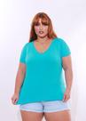 Camiseta Básica Plus Size Le Julie