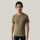 Camiseta Básica Regular Fit Caqui Veep Cáqui G
