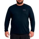 Camiseta Básica UV50+ ML Plus Size Marinho G1 - Oro Adventure Camiseta Básica UV50+ ML Plus Size Marinho G1 - Oro Adventure