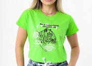 Camiseta básica verde