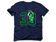 Camiseta Basquete Boston Bill Russell Larry Bird Esportiva