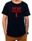 Camiseta Basquete Chicago Basketball Número 1 Esportiva