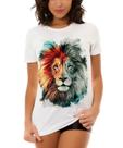 Camiseta/Bata Canoa/ Baby Look Leão de Juda yeshua Camiseta/Bata Canoa/ Baby Look Leão de Juda yeshua