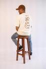 Camiseta Baunilha Over Silk Marrom Estilosa