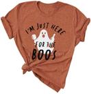 Camiseta Bealatt I'm Just Here for The Boos Halloween S
