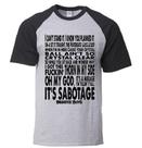 Camiseta Beastie Boys Sabotage ExclusivaPLUS SIZE Camiseta Beastie Boys Sabotage ExclusivaPLUS SIZE