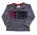 Camiseta Bebê Masculina ML Milon Camiseta Bebê Masculina ML Milon