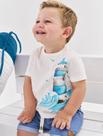 Camiseta Bebê Menino Farol Branco Divertto