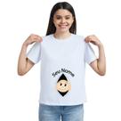 Camiseta Bebê Na Barriga Camisa Personalizada Blusa Adulto Algodão com Poliéster
