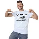 Camiseta Bebo Até Cair Camisa Personalizada Blusa Adulto Algodão com Poliéster