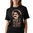 Camiseta Belchior Amar é Mudar Feminina Adulto