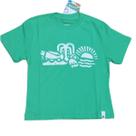 Camiseta Bento Fábula Carimbo Silk Malha Verde Verão