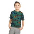 Camiseta Bento Fábula Piracema Malha Verde Escuro Inverno