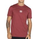 Camiseta Billabong Bracket Wave WT25 Masculina Vinho