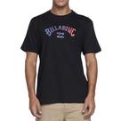 Camiseta Billabong Gradient Arch SM25 Masculina Preto
