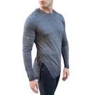Camiseta Biotwo Manga Longa Chumbo