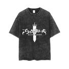 Camiseta Black Clovers, roupa de rua, moda, manga curta, top An