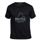 Camiseta Black Panther Adulto E Infantil Lançamento Filme Vingadores Camiseta Black Panther Adulto E Infantil Lançamento Filme Vingadores