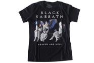 Camiseta Black Sabbath Heaven And Hell Blusa Adulto Unissex Banda de Rock Bo282 BM