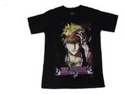 Camiseta Blusa Adulto Anime Bleach Ichigo Kurosaki EPI 302 EPI102 BM Camiseta Blusa Adulto Anime Bleach Ichigo Kurosaki EPI 302 EPI102 BM