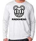 Camiseta blusa de frio manga longa Radiohead creep banda rock