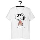 Camiseta Blusa Feminina Snoopy Cool