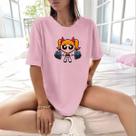 Camiseta Blusão Feminina Florzinha - Estampa Meninas Super P
