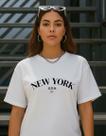 Camiseta Blusinha Tshirt Feminina Nyc New York Algodão