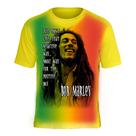 Camiseta Bob Marley Masculina Feminina 100 Algodão Estampa Reggae Stamp Rockwear