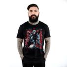 Camiseta Bomber Preta Banda Sleep Token - 100% Algodão Camiseta Bomber Preta Banda Sleep Token - 100% Algodão