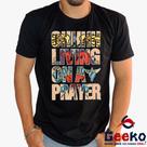 Camiseta Bon Jovi 100% Algodão Ohhhh Living on a Prayer Rock Geeko Camiseta Bon Jovi 100% Algodão Ohhhh Living on a Prayer Rock Geeko