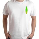 Camiseta Branca Adulto Surf Prancha Verão Poliéster Premium Mod. 15