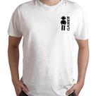 Camiseta Branca Adulto Unissex Gamer Play Poliéster Premium