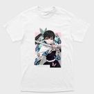 Camiseta branca Algodão e Drytec Demon Slayer Kanao Tsuyuri Borboletas Tamanho:G6Tecido:100% Algodão Camiseta branca Algodão e Drytec Demon Slayer Kanao Tsuyuri Borboletas Tamanho:G6Tecido:100% Algodão