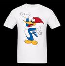Camiseta branca Estampada (Elastano e Algodão)