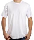 camiseta branca gola redonda