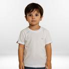 Camiseta Branca Infantil Ogochi M/Curta Casual Slim Premium