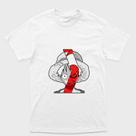 Camiseta Branca One Piece Monkey D. Luffy Dupla personalidade Tamanho:G2Tecido:100% Algodão