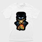 Camiseta Branca One Piece Sabo Mera Mera no Mi Tamanho:G1Tecido:100% Algodão