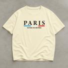 Camiseta Branca Oversized Algodao Masculina Paris Academia Camiseta Branca Oversized Algodao Masculina Paris Academia