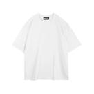 Camiseta Branca Oversized Feminina 260 GSM Casual Streetwear Unissex Estilo Coreano Tops Modernos