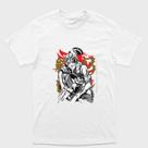 Camiseta branca Record of Ragnarok Buda Imagem monocromática Tamanho:GTecido:100% Algodão