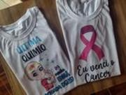 Camiseta branca ultima quimio feminina Camiseta branca ultima quimio feminina
