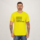 Camiseta Brasil e Churrasco Amarela